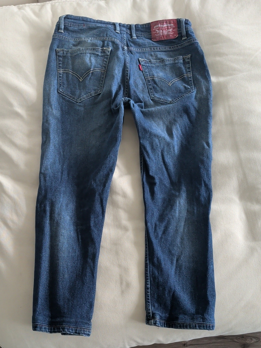 Levi's Blue Denim Jeans with Red Tab